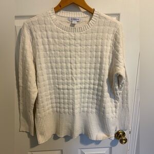 Liz Claiborne cream colored sweater